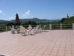 Vieques PR villa rental terrace view