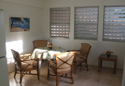 Vieques PR villa rental: Casa Panchita dining room